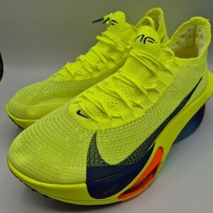 Nike Air Zoom Alphafly NEXT% 3 'Volt' FD8311-700 Mens Size 11 Running Shoes New